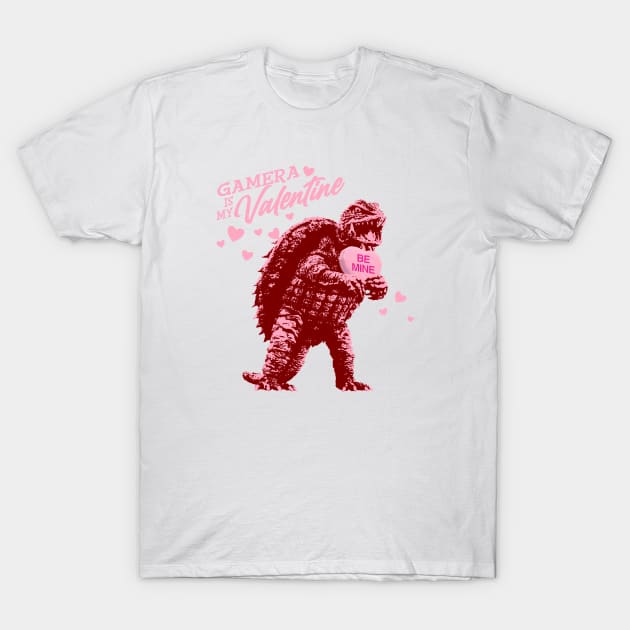 GAMERA Valentine's day T-Shirt by ROBZILLA